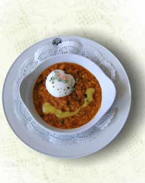 Sopas de ajo con bacalao