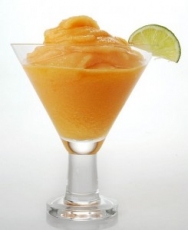 Sorbete de naranja casero