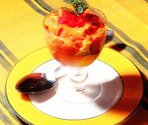 Sorbete de tomate