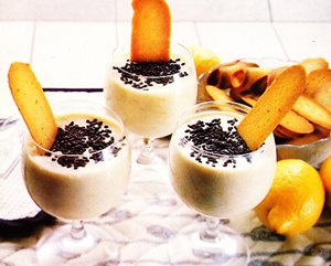 Sorbete dulce de limón