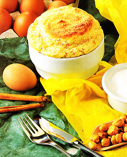 Soufflé de avellanas