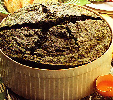 Soufflé de espinacas