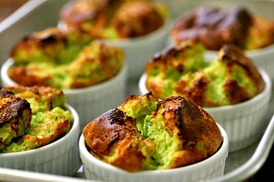 Soufflé de espárragos trigueros