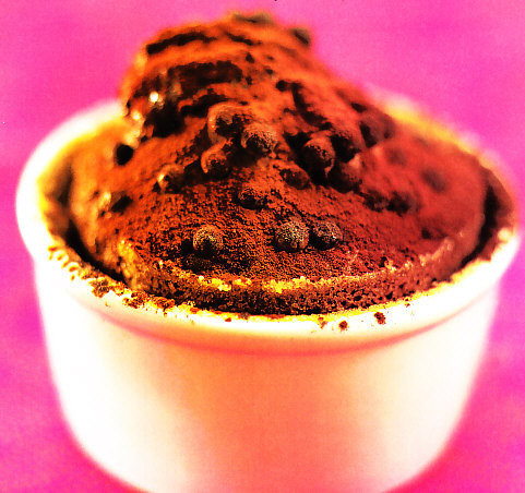 Soufflé de chocolate