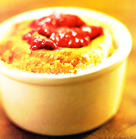 Soufflé de frambuesas