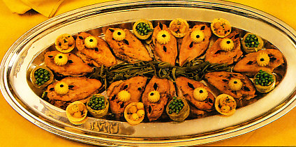 Supremas de pollo a la manera del chef