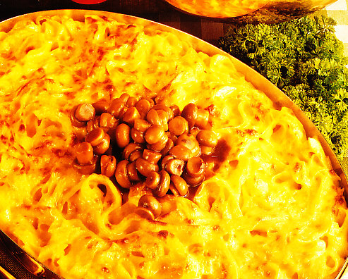 Tagliatelle con champiñones