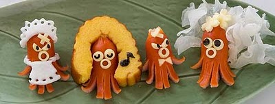 Tako sausages (Salchichas pulpo y cangrejo)
