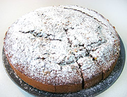 Tarta de castañas