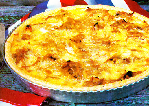 Tarta de cebolla a la francesa
