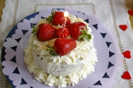 Tarta de fresas japonesa