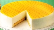 Tarta de limón con mermelada de albaricoque