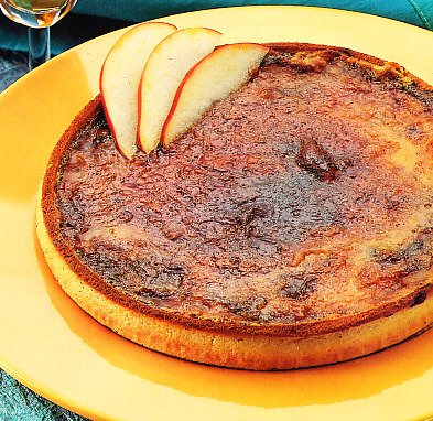 Tarta de manzana a la crema