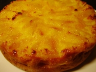 Tarta de manzanas con mermelada de fresa