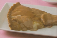 Tarta de peras con chocolate