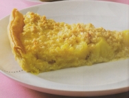 Tarta de piña con almendras