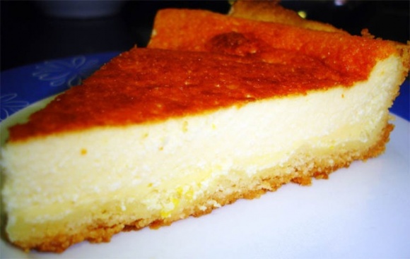 Tarta de queso de cabra