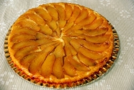 Tarta glaseada de manzana