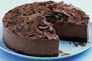 Tarta helada de chocolate