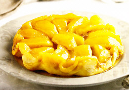 Tarta tatín de manzanas reinetas
