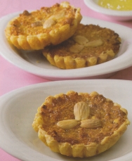 Tartaletas de mermelada y almendras