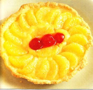 Tartita de mandarinas