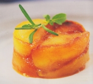 Tatín de manzana al aroma de romero