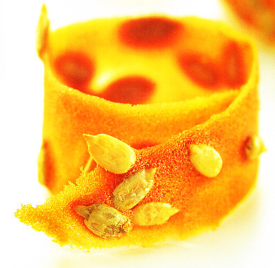 Tejas de pipas y limón