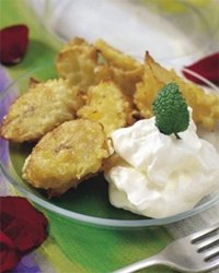 Tempura de frutas