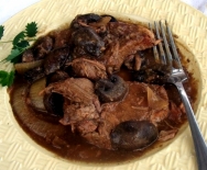 Ternera con llanegas negras