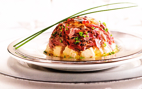 Terrina de foie y confit