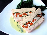 Terrina de pollo con almendras