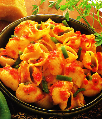 Tiburón con pimientos