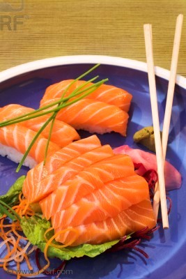 Tiras de salmón