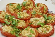 Tomates al microondas