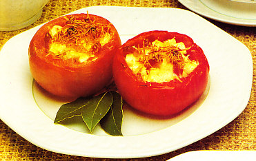 Tomates al queso
