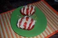 Tomates en acordeón