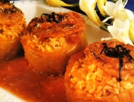 Tomates rellenos de arroz