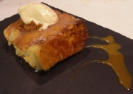 Torrijas con helado de miel