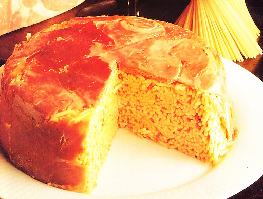 Torta de espaguetis