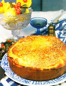 Torta real de Año Nuevo