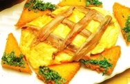 Tortilla con anchoas
