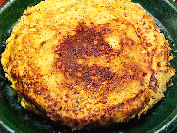 Tortilla con especias al estilo hindú