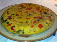 Tortilla con verduras