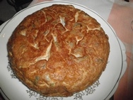 tortilla de alcachofas