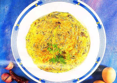 Tortilla de anchoas