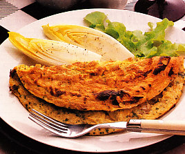 Tortilla de champiñones