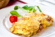 Tortilla de claras con jamón serrano