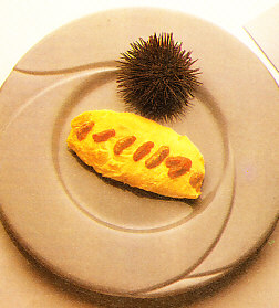 Tortilla de erizos de mar