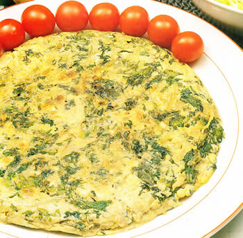 Tortilla de escarola
